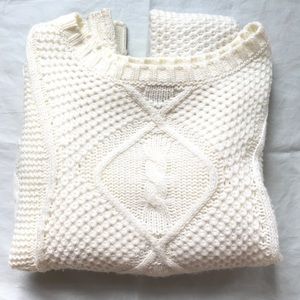 ✨Delia’s✨ Cream Chunky Knit Sweater